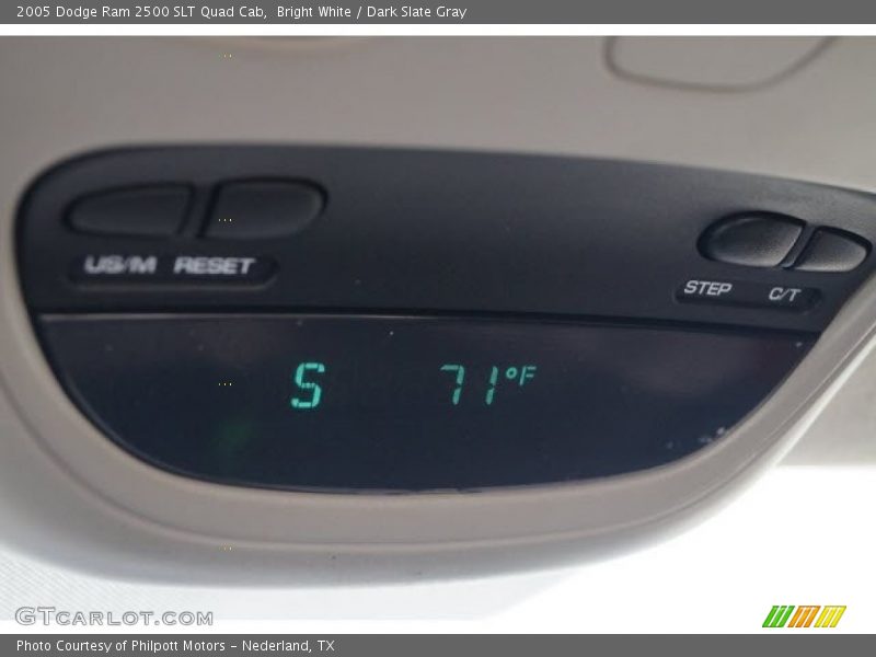 Bright White / Dark Slate Gray 2005 Dodge Ram 2500 SLT Quad Cab