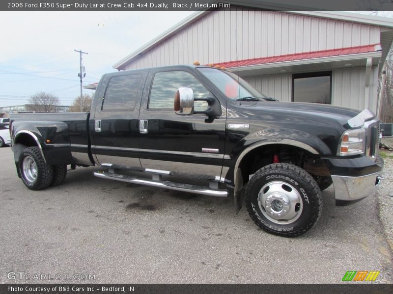 Black / Medium Flint 2006 Ford F350 Super Duty Lariat Crew Cab 4x4 Dually