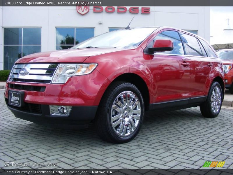 Redfire Metallic / Charcoal 2008 Ford Edge Limited AWD