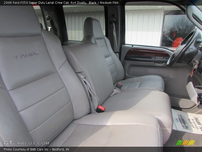 Black / Medium Flint 2006 Ford F350 Super Duty Lariat Crew Cab 4x4 Dually