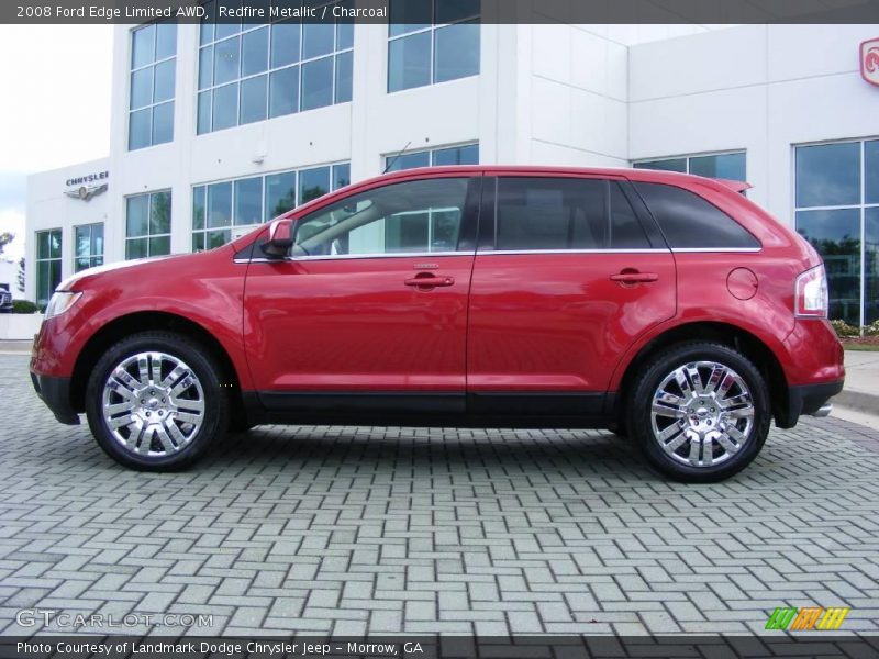 Redfire Metallic / Charcoal 2008 Ford Edge Limited AWD