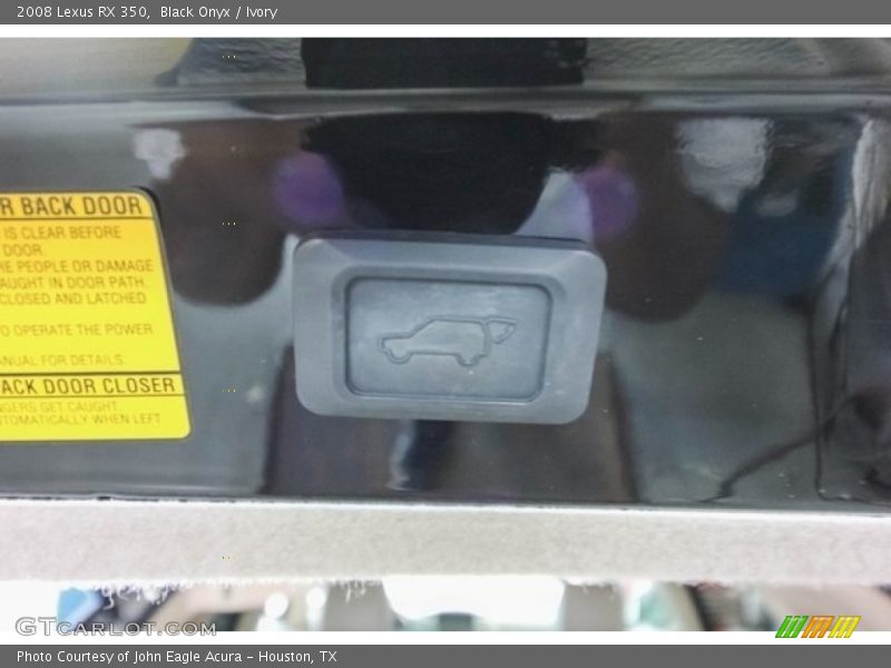 Black Onyx / Ivory 2008 Lexus RX 350