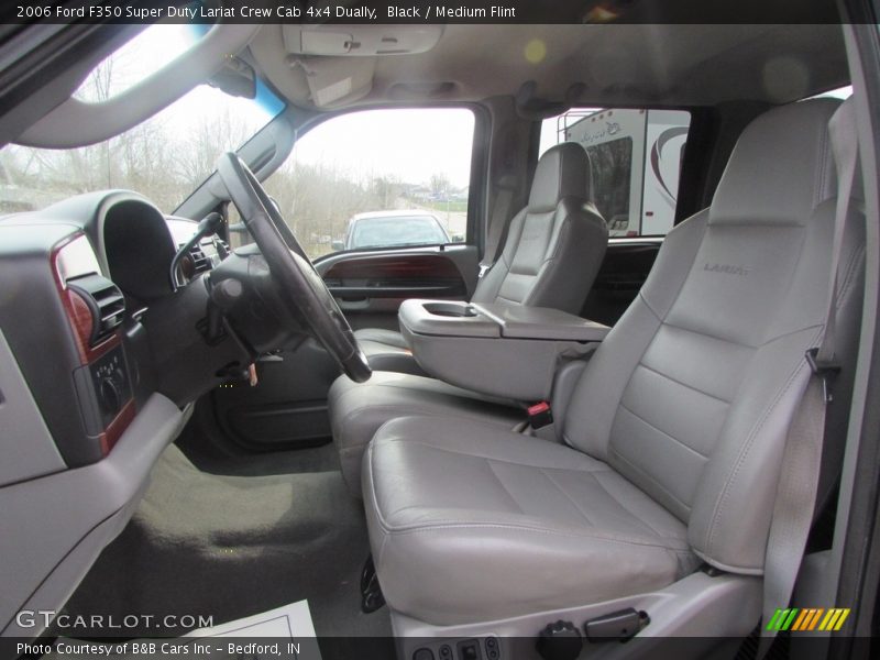 Black / Medium Flint 2006 Ford F350 Super Duty Lariat Crew Cab 4x4 Dually