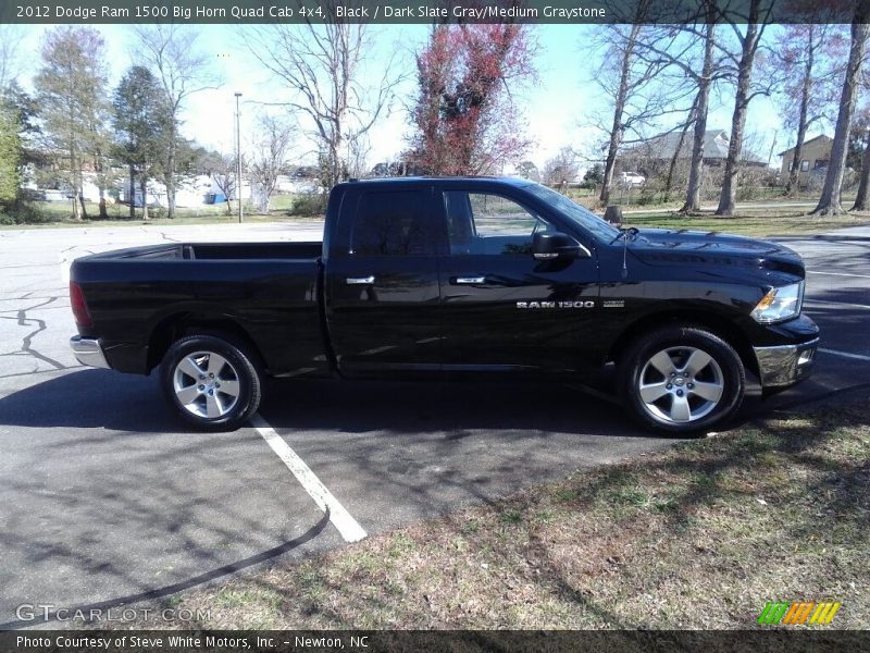 Black / Dark Slate Gray/Medium Graystone 2012 Dodge Ram 1500 Big Horn Quad Cab 4x4