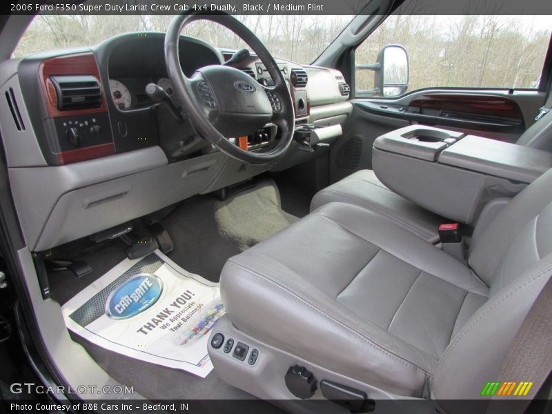 Black / Medium Flint 2006 Ford F350 Super Duty Lariat Crew Cab 4x4 Dually