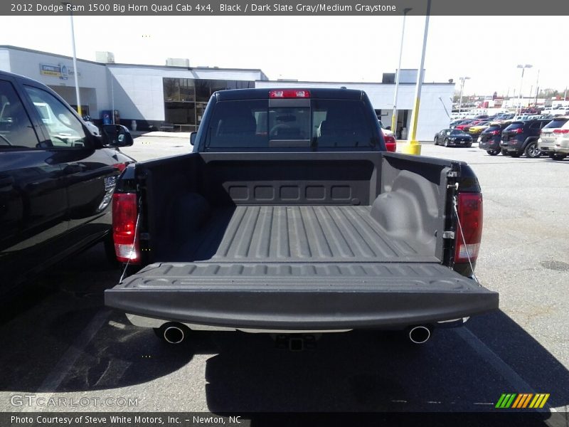 Black / Dark Slate Gray/Medium Graystone 2012 Dodge Ram 1500 Big Horn Quad Cab 4x4