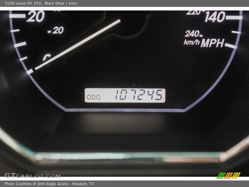 Black Onyx / Ivory 2008 Lexus RX 350