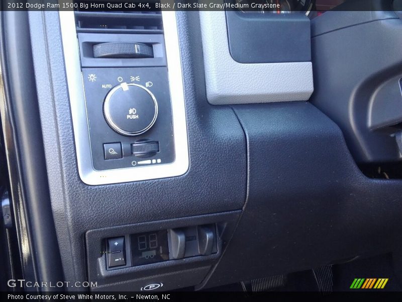 Black / Dark Slate Gray/Medium Graystone 2012 Dodge Ram 1500 Big Horn Quad Cab 4x4