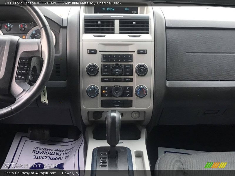 Sport Blue Metallic / Charcoal Black 2010 Ford Escape XLT V6 4WD