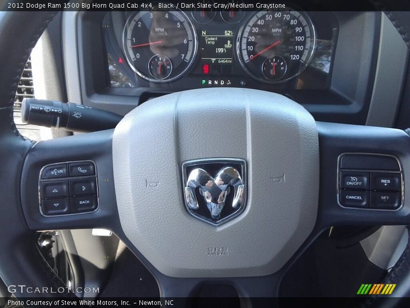 Black / Dark Slate Gray/Medium Graystone 2012 Dodge Ram 1500 Big Horn Quad Cab 4x4