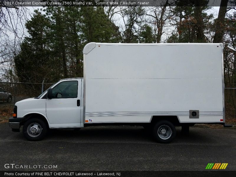 Summit White / Medium Pewter 2017 Chevrolet Express Cutaway 3500 Moving Van