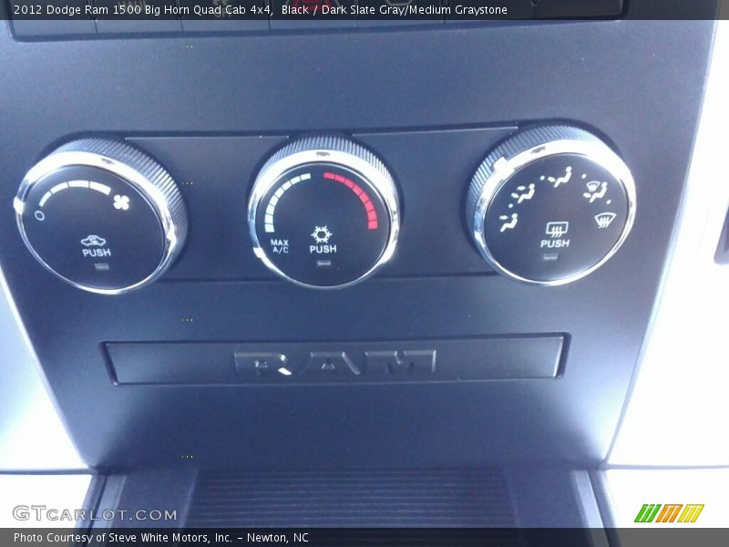 Black / Dark Slate Gray/Medium Graystone 2012 Dodge Ram 1500 Big Horn Quad Cab 4x4