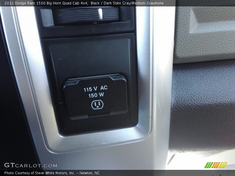 Black / Dark Slate Gray/Medium Graystone 2012 Dodge Ram 1500 Big Horn Quad Cab 4x4