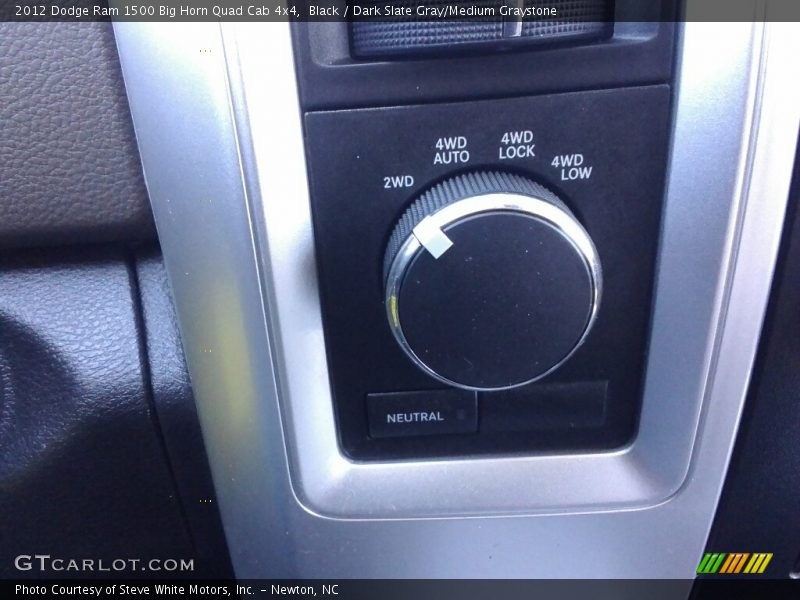 Black / Dark Slate Gray/Medium Graystone 2012 Dodge Ram 1500 Big Horn Quad Cab 4x4