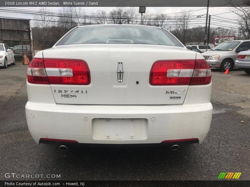 White Suede / Sand 2008 Lincoln MKZ AWD Sedan