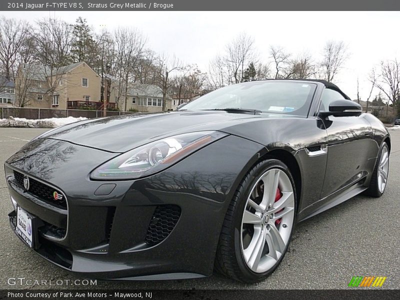 Stratus Grey Metallic / Brogue 2014 Jaguar F-TYPE V8 S