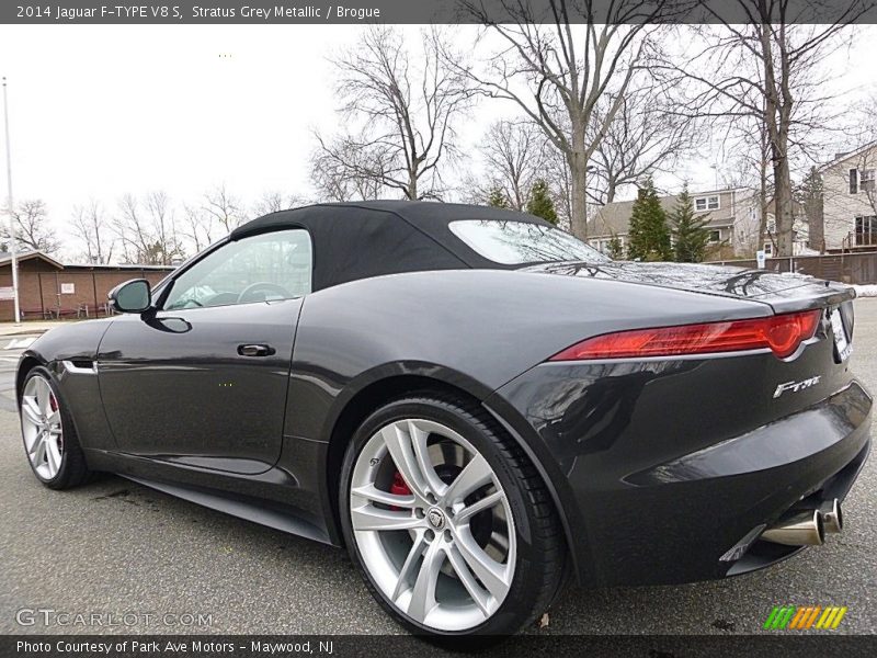 Stratus Grey Metallic / Brogue 2014 Jaguar F-TYPE V8 S