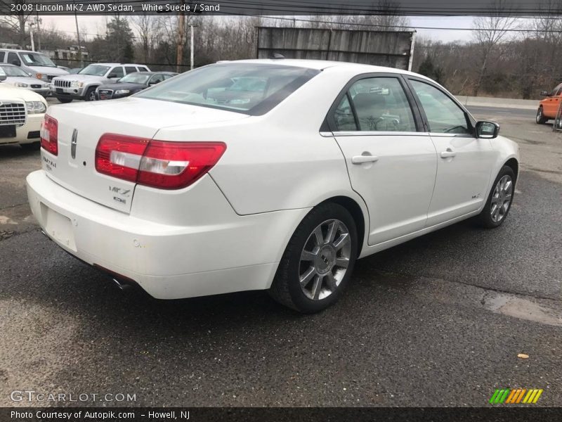 White Suede / Sand 2008 Lincoln MKZ AWD Sedan
