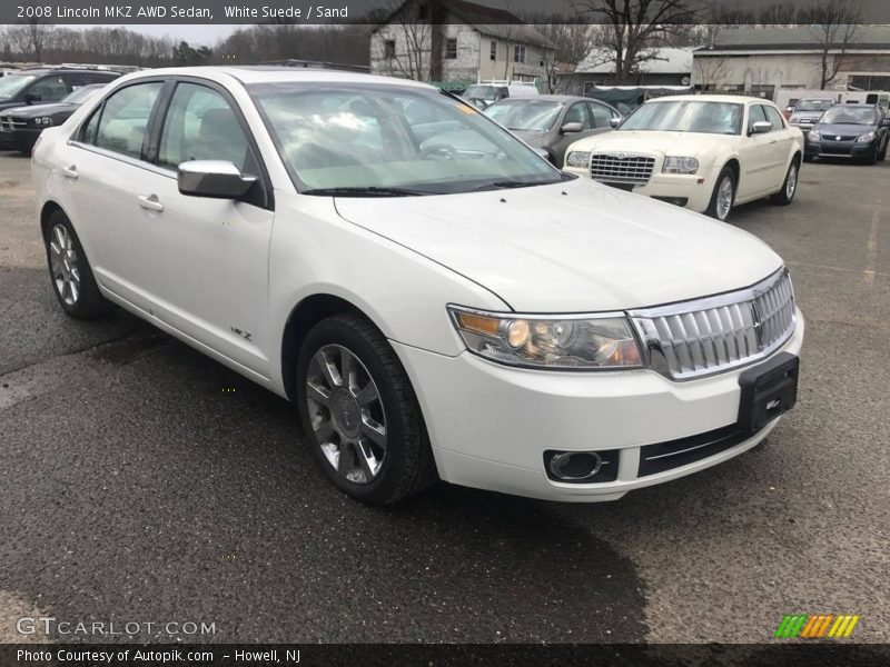 White Suede / Sand 2008 Lincoln MKZ AWD Sedan
