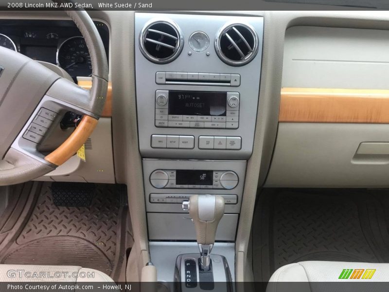 White Suede / Sand 2008 Lincoln MKZ AWD Sedan