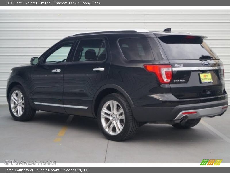 Shadow Black / Ebony Black 2016 Ford Explorer Limited