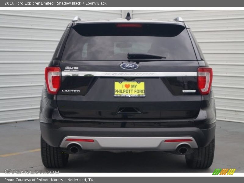 Shadow Black / Ebony Black 2016 Ford Explorer Limited