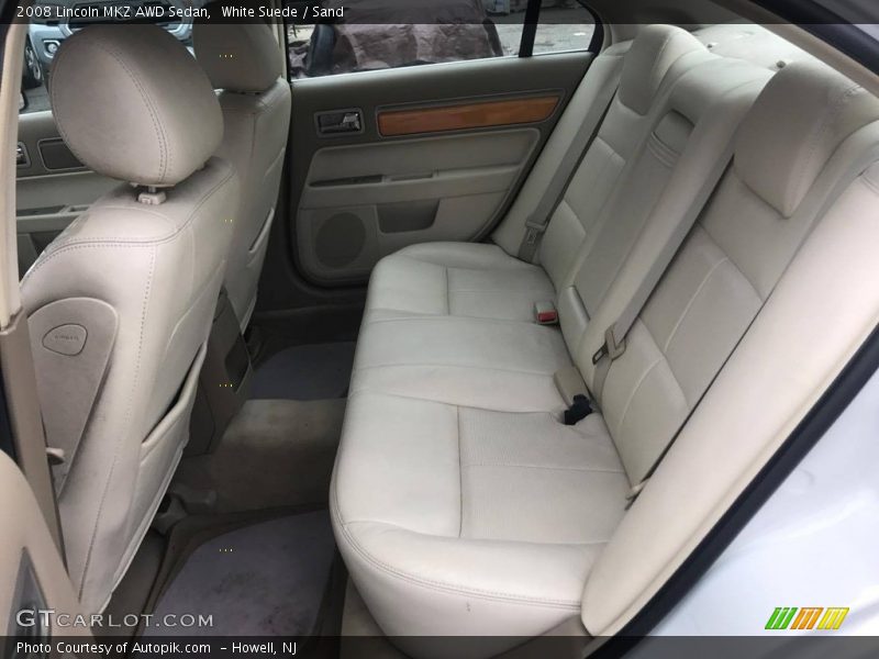 White Suede / Sand 2008 Lincoln MKZ AWD Sedan