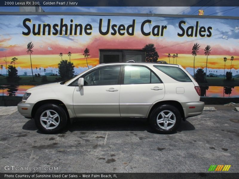 Golden Pearl / Ivory 2000 Lexus RX 300