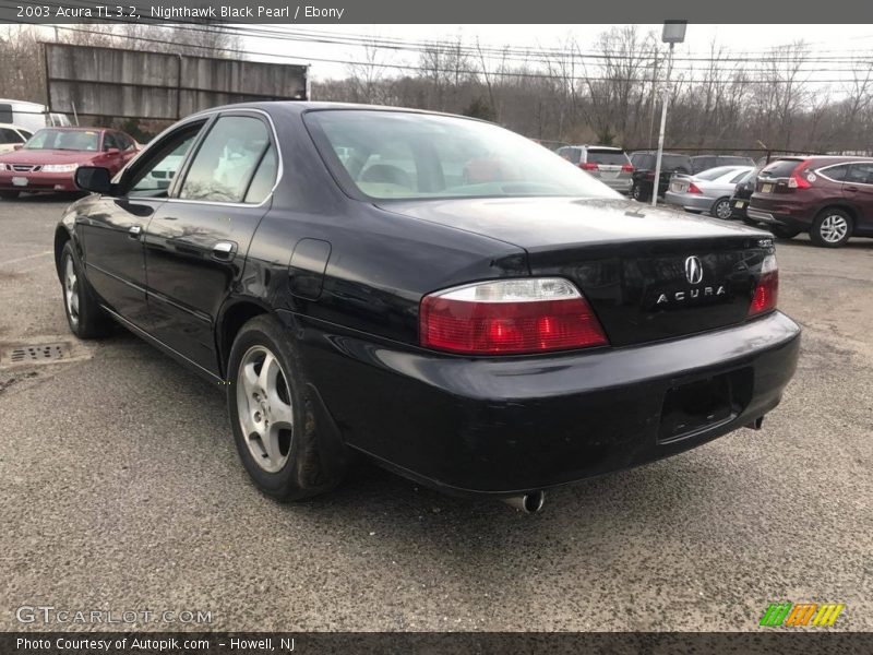 Nighthawk Black Pearl / Ebony 2003 Acura TL 3.2