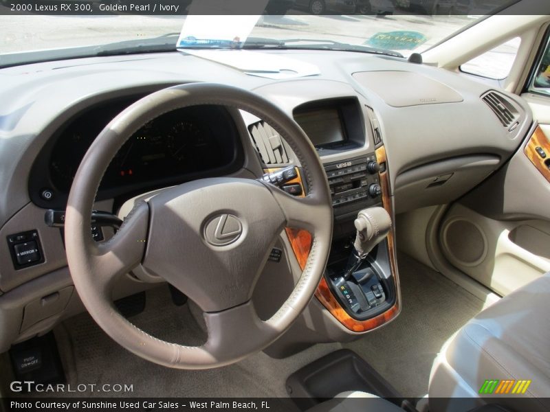 Golden Pearl / Ivory 2000 Lexus RX 300