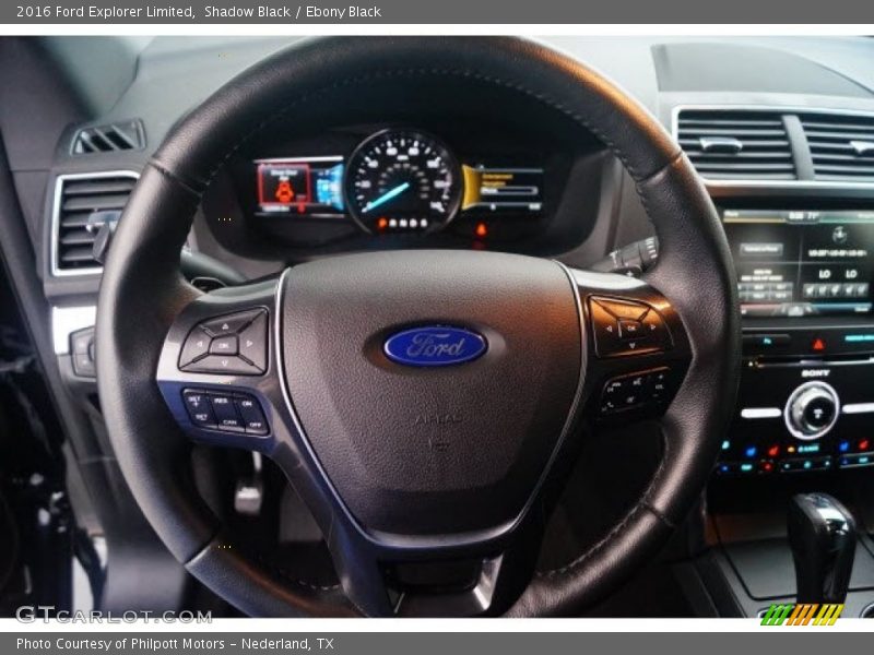 Shadow Black / Ebony Black 2016 Ford Explorer Limited