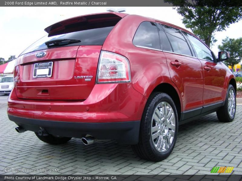 Redfire Metallic / Charcoal 2008 Ford Edge Limited AWD