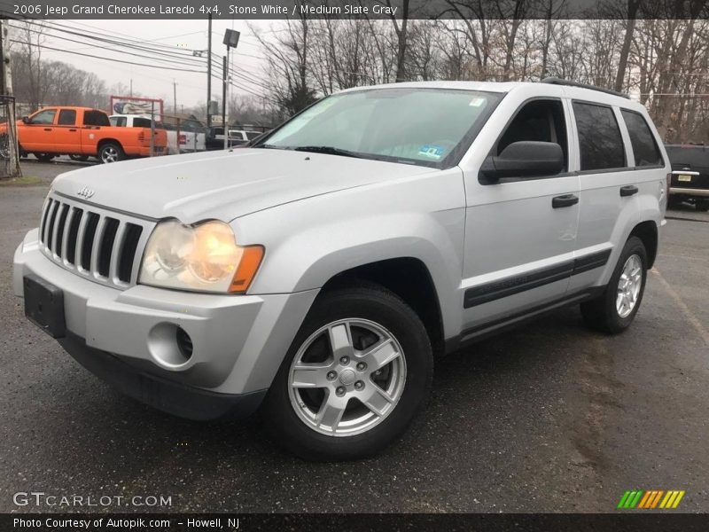 Stone White / Medium Slate Gray 2006 Jeep Grand Cherokee Laredo 4x4