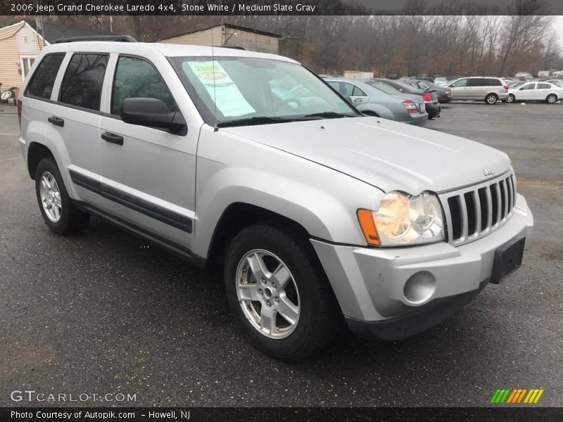 Stone White / Medium Slate Gray 2006 Jeep Grand Cherokee Laredo 4x4