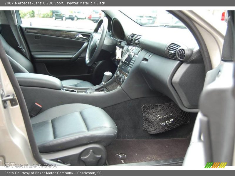 Pewter Metallic / Black 2007 Mercedes-Benz C 230 Sport