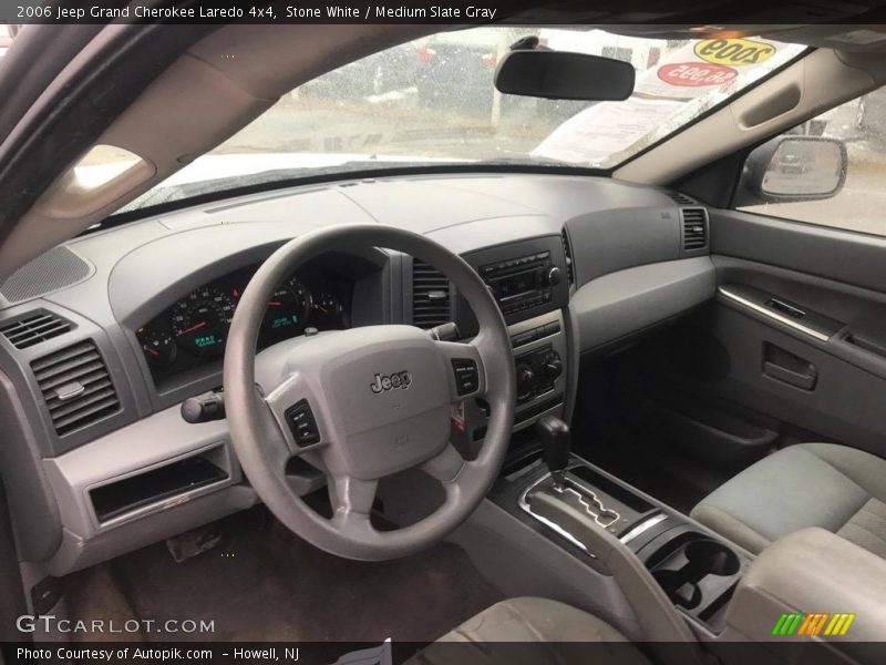 Stone White / Medium Slate Gray 2006 Jeep Grand Cherokee Laredo 4x4