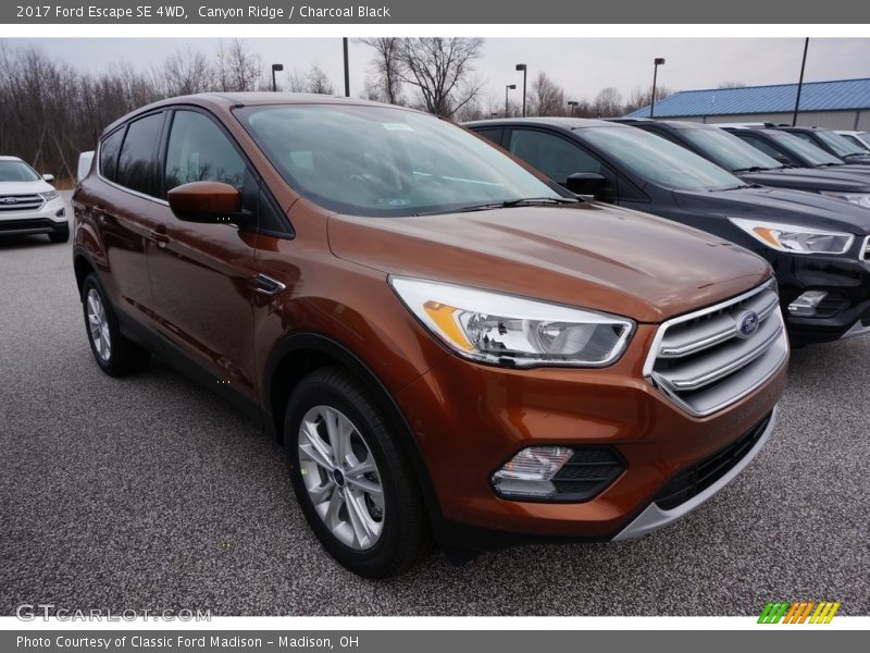 Canyon Ridge / Charcoal Black 2017 Ford Escape SE 4WD