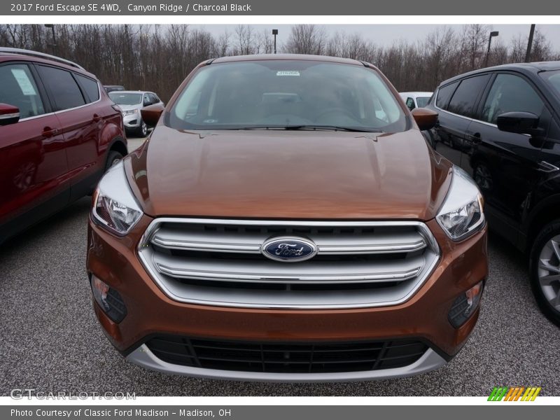 Canyon Ridge / Charcoal Black 2017 Ford Escape SE 4WD
