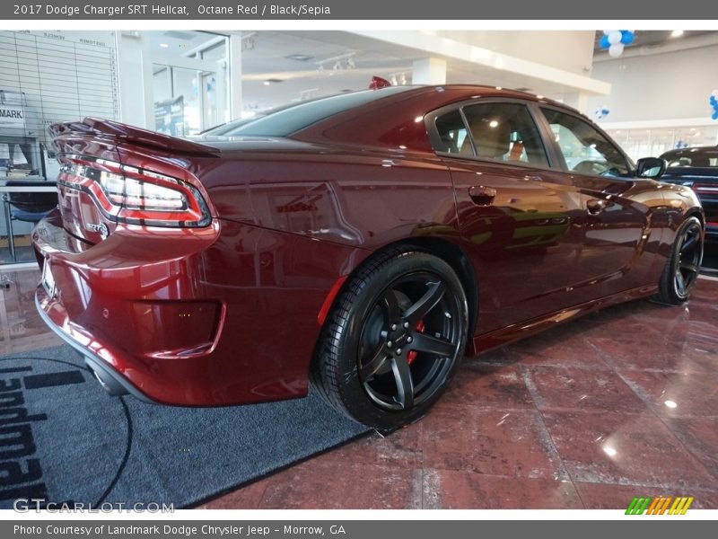 Octane Red / Black/Sepia 2017 Dodge Charger SRT Hellcat