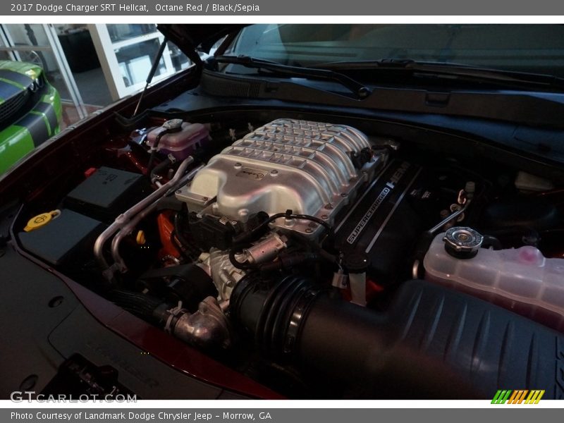 Octane Red / Black/Sepia 2017 Dodge Charger SRT Hellcat