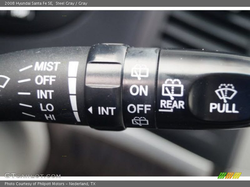 Steel Gray / Gray 2008 Hyundai Santa Fe SE