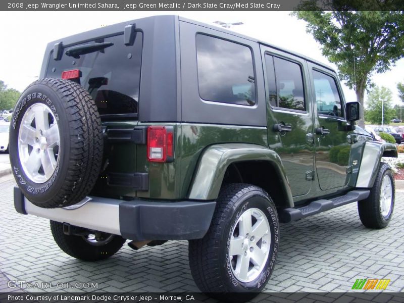 Jeep Green Metallic / Dark Slate Gray/Med Slate Gray 2008 Jeep Wrangler Unlimited Sahara