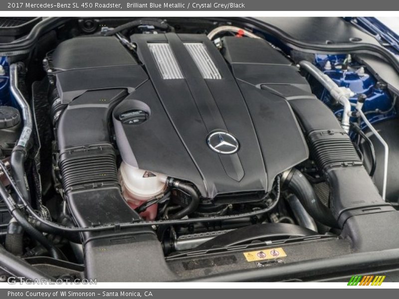  2017 SL 450 Roadster Engine - 3.0 Liter DI biturbo DOHC 24-Valve VVT V6