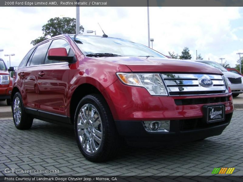 Redfire Metallic / Charcoal 2008 Ford Edge Limited AWD