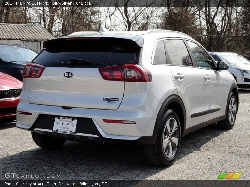 Silky Silver / Charcoal 2017 Kia Niro LX Hybrid