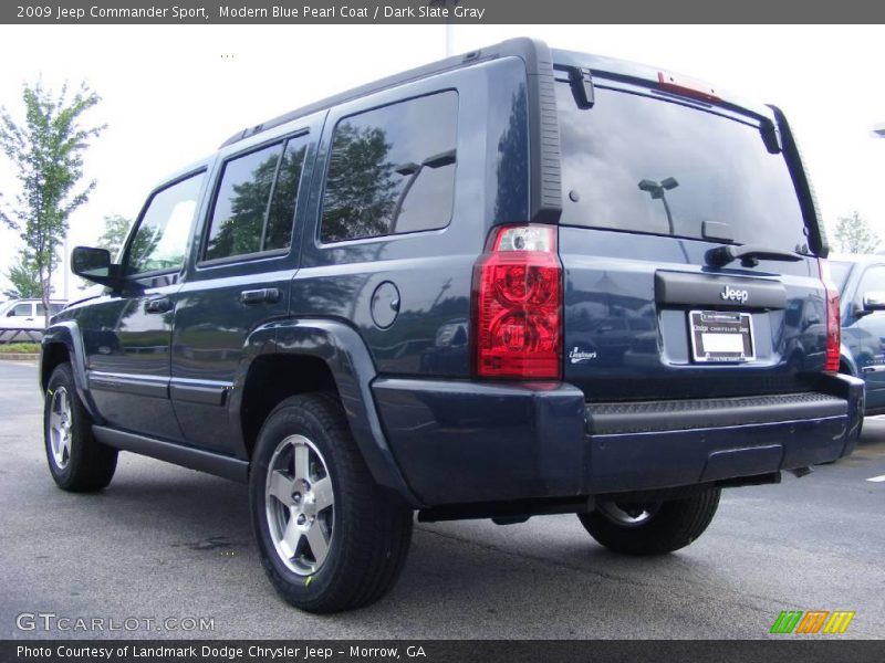 Modern Blue Pearl Coat / Dark Slate Gray 2009 Jeep Commander Sport