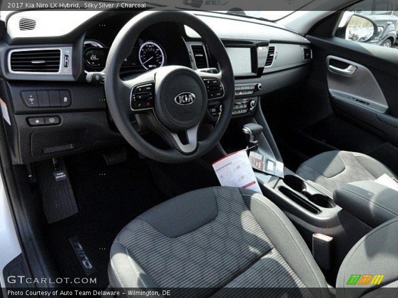 Silky Silver / Charcoal 2017 Kia Niro LX Hybrid