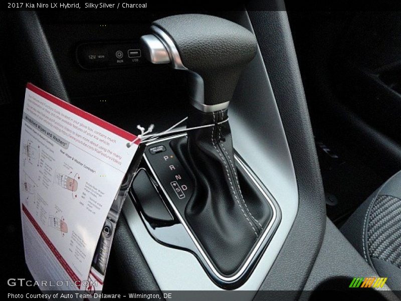 Silky Silver / Charcoal 2017 Kia Niro LX Hybrid