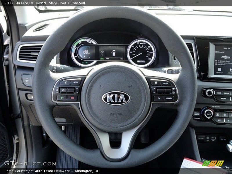 Silky Silver / Charcoal 2017 Kia Niro LX Hybrid