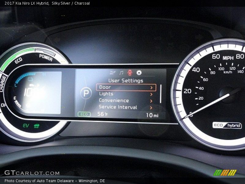 Silky Silver / Charcoal 2017 Kia Niro LX Hybrid